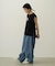 TUCK DENIM PANTS
