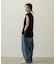 TUCK DENIM PANTS