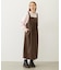 FAUX LEATHER TUCK DRESS