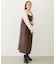 FAUX LEATHER TUCK DRESS
