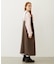 FAUX LEATHER TUCK DRESS