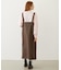 FAUX LEATHER TUCK DRESS