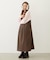 FAUX LEATHER TUCK DRESS