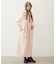FAUX LEATHER TUCK DRESS