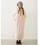 FAUX LEATHER TUCK DRESS