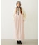 FAUX LEATHER TUCK DRESS