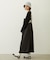 FAUX LEATHER TUCK DRESS