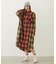 WASHED PANEL SHIRT DRESS