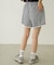 GINGHAM MINI SHORTS
