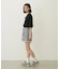 GINGHAM MINI SHORTS