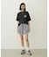 GINGHAM MINI SHORTS