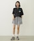 GINGHAM MINI SHORTS