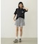 GINGHAM MINI SHORTS