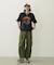 MILITARY WIDE LEG PANTS