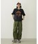 MILITARY WIDE LEG PANTS