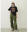 MILITARY WIDE LEG PANTS