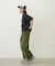 MILITARY WIDE LEG PANTS