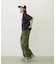 MILITARY WIDE LEG PANTS