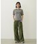 MILITARY WIDE LEG PANTS