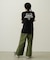 MILITARY WIDE LEG PANTS