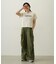 MILITARY WIDE LEG PANTS