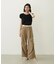 MILITARY WIDE LEG PANTS
