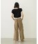 MILITARY WIDE LEG PANTS
