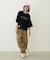 MILITARY WIDE LEG PANTS