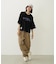 MILITARY WIDE LEG PANTS