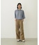 MILITARY WIDE LEG PANTS