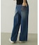 COOPER HEART WIDE DENIM PANTS