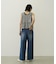 COOPER HEART WIDE DENIM PANTS