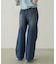 COOPER HEART WIDE DENIM PANTS