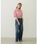 COOPER HEART WIDE DENIM PANTS