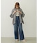 COOPER HEART WIDE DENIM PANTS