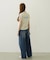 COOPER HEART WIDE DENIM PANTS