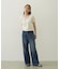 COOPER HEART WIDE DENIM PANTS