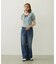 COOPER HEART WIDE DENIM PANTS