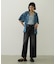 COOPER HEART WIDE DENIM PANTS