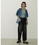 COOPER HEART WIDE DENIM PANTS