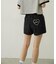 COOPER HEART DENIM SHORT PANTS