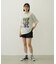 COOPER HEART DENIM SHORT PANTS