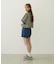 COOPER HEART DENIM SHORT PANTS