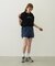 COOPER HEART DENIM SHORT PANTS