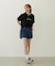 COOPER HEART DENIM SHORT PANTS