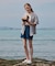 COOPER HEART DENIM SHORT PANTS