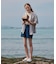 COOPER HEART DENIM SHORT PANTS