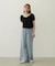 RUFFLE GATHERED PANTS