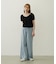 RUFFLE GATHERED PANTS