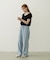 RUFFLE GATHERED PANTS